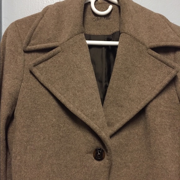 Wool Calvin Klein coat - Picture 2 of 6